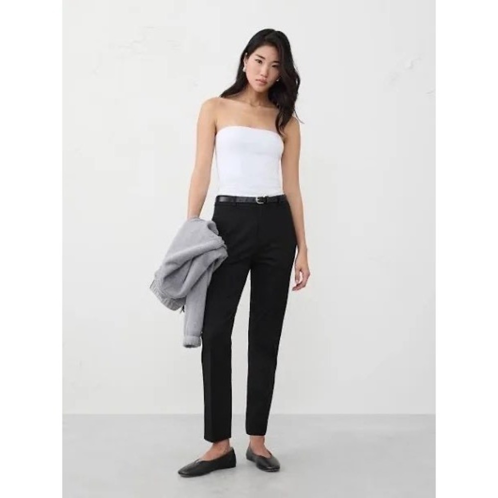 Banana Republic Sloan Black Pants Size 14 Career Work Office Casual Stretch